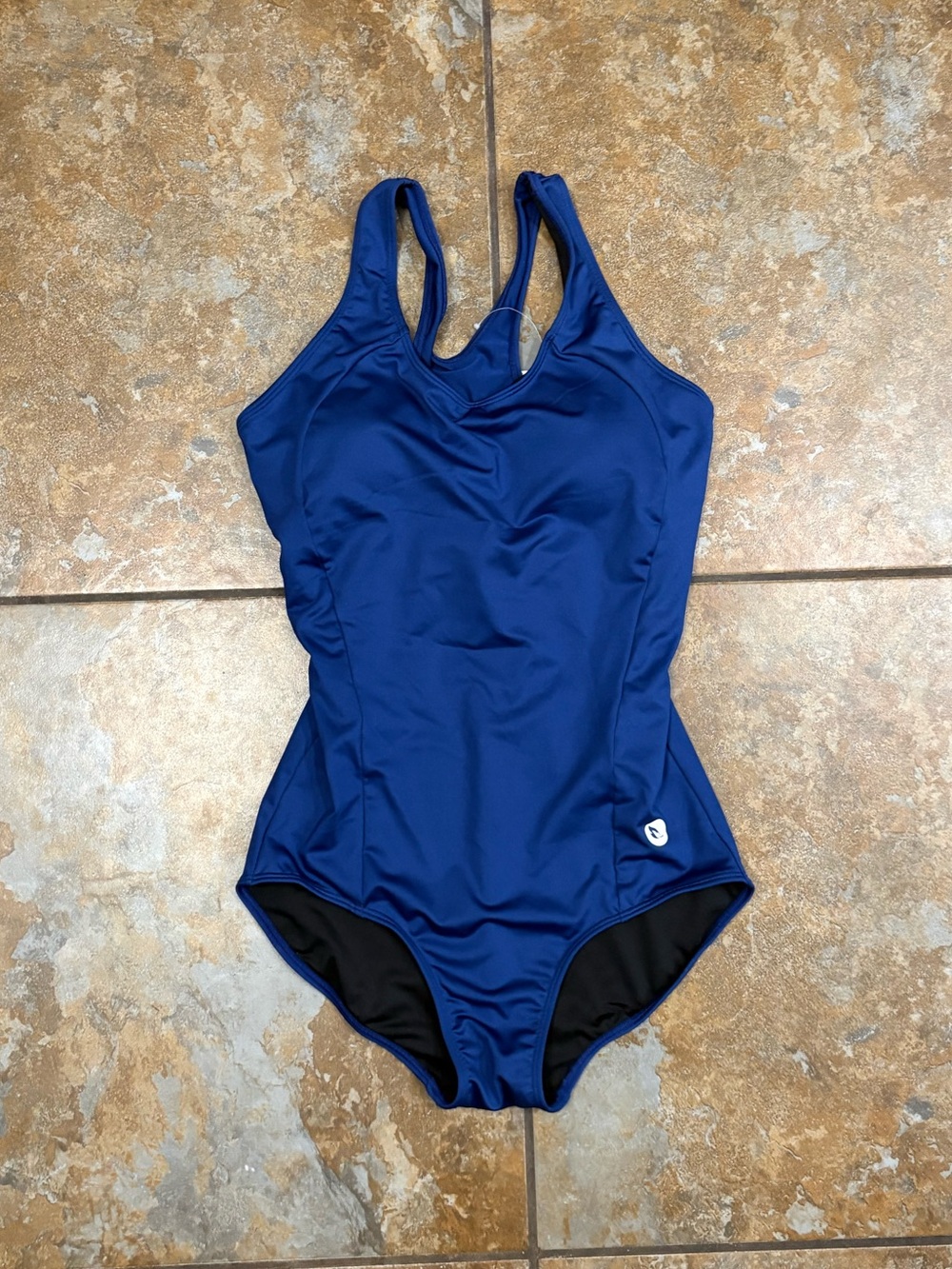 Baleaf Navy Blue Racerback One-Piece Swimsuit